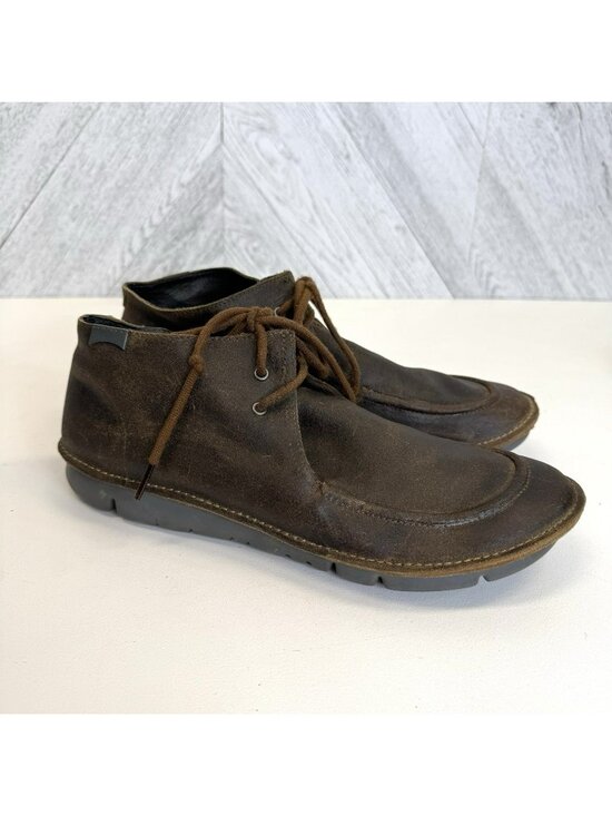 Camper Shoes Mens Size US 9 EU 42 Chukka Moc Toe Brown Leather Shoes Alicante main image 9